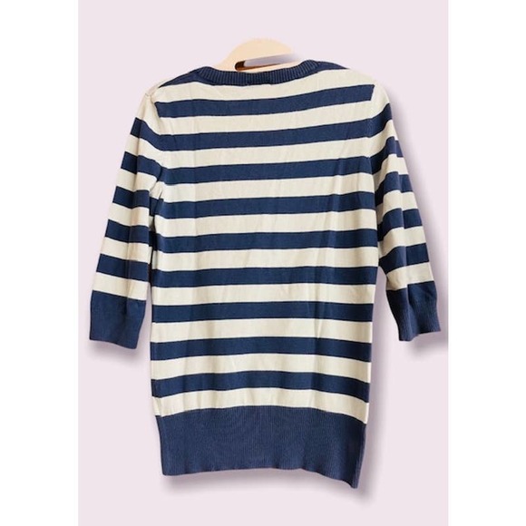 Old Navy Striped Lightweight Cotton Knit Sweater- Size M - Picture 2 of 3